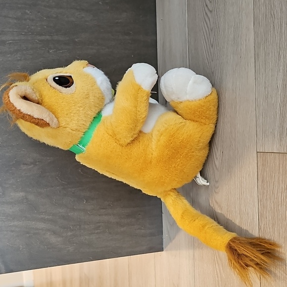 Vintage 1993 Disney The Lion King Talking Simba 11" Plush - Picture 5 of 11